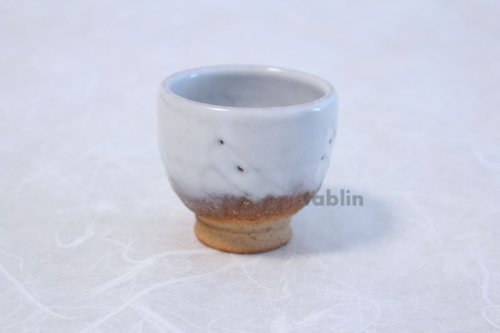 Other Images2: Japanese tea set pot cups Houhin White glaze pottery tea strainer 260ml