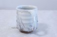 Photo2: Hagi yaki ware Japanese pottery mug coffee cup to white glaze Keiichiro 300ml (2)