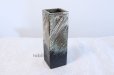 Photo3: Shigaraki pottery Japanese vase kosai square H26cm (3)