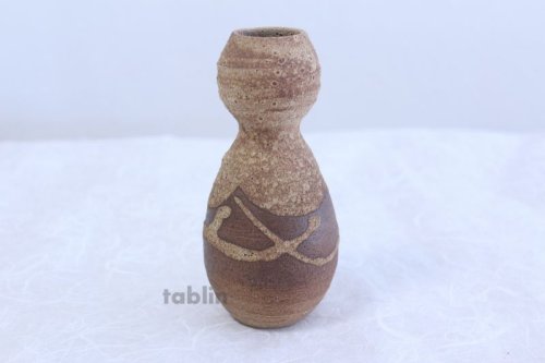 Other Images3: Shigaraki pottery Japanese small vase hisago ko H15cm