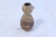 Photo4: Shigaraki pottery Japanese small vase hisago ko H15cm (4)