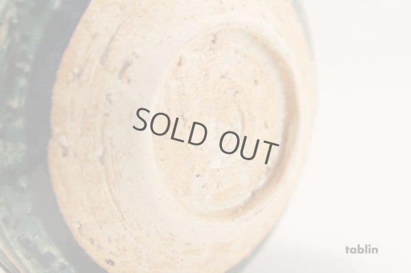 Photo6: Mino ware tea bowl Oribe Kezuri chawan Matcha Green Tea Japan