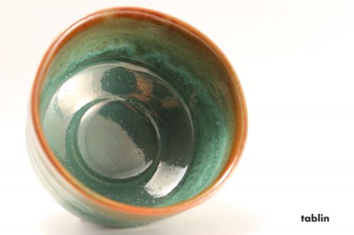 Other Images3: Mino ware tea bowl Aoyu chawan Matcha Green Tea Japan