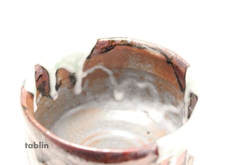 Other Images1: Mino yaki ware Japanese tea bowl Haikaburi yusai chawan Matcha Green Tea 