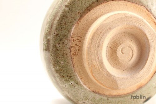 Other Images3: Mino yaki ware Japanese tea bowl Kairagi green glaze chawan Matcha Green Tea