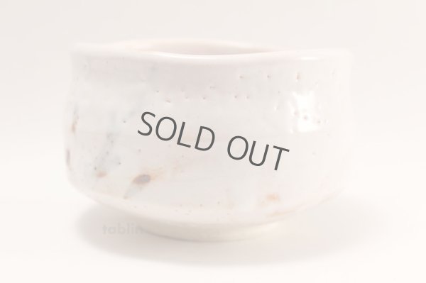 Photo9: Mino yaki ware Japanese tea bowl Sakura shino chawan Matcha Green Tea