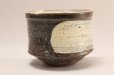 Photo3: Mino yaki ware Japanese tea bowl Kurotuchi Hakeme chawan Matcha Green Tea (3)