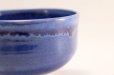 Photo3: Kiyomizu Kyoto yaki ware Japanese tea bowl Blue chawan Matcha Green Tea (3)