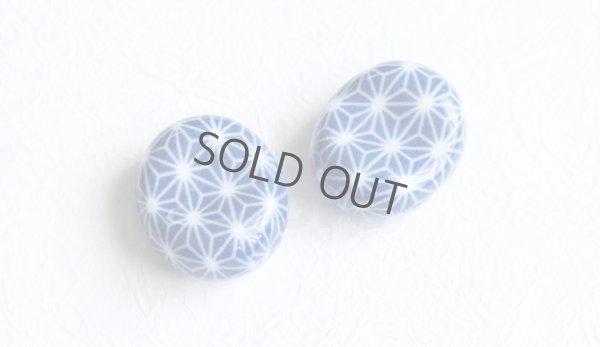 Photo5: Japanese wooden chopsticks & blue bean wamonyo rests with Gift wrapping box