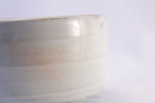 Other Images3: Mino yaki ware Japanese tea bowl Gohonte haku chawan Matcha Green Tea