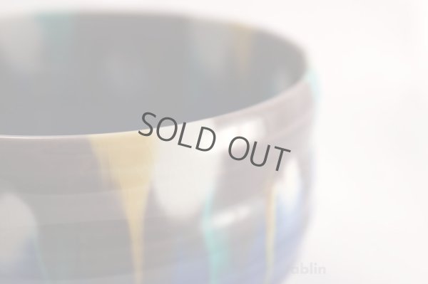 Photo4: Kutani yaki ware tea bowl Yusai Hiroshi Shibata chawan Matcha Green Tea Japanese