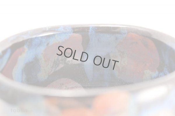 Photo5: Mino yaki ware Japanese tea bowl Sansai shinkai chawan Matcha Green Tea