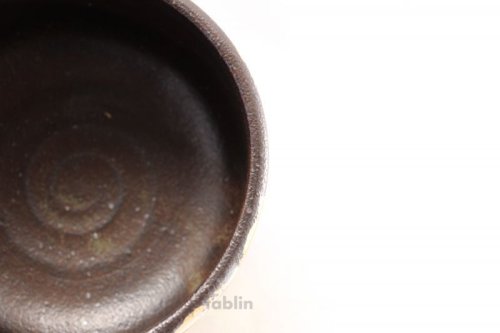 Other Images1: Kutani ware tea bowl Kinpakubai black to graze chawan Matcha Green Tea Japanese