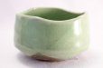 Photo5: Mino yaki ware Japanese tea bowl green glaze chawan Matcha Green Tea