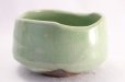 Photo6: Mino yaki ware Japanese tea bowl green glaze chawan Matcha Green Tea