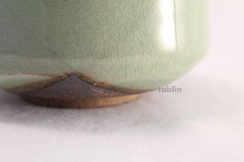 Other Images3: Mino yaki ware Japanese tea bowl green glaze chawan Matcha Green Tea