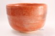 Photo4: Mino yaki ware Japanese tea bowl Aka Raku Shoraku Kibo chawan Matcha Green Tea (4)