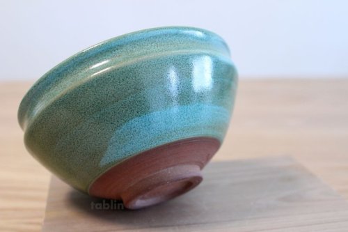 Other Images2: Mino yaki ware Japanese tea bowl Ryoku kessho kyo tei chawan Matcha Green Tea