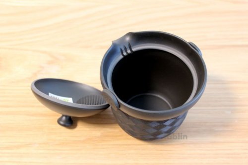 Other Images1: Tokoname yaki ware Japanese tea pot Kofu cover ceramic tea strainer 170ml