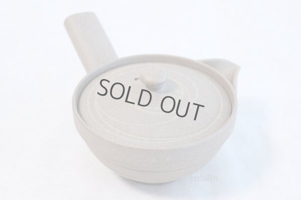 Photo3: Tokoname yaki ware Japanese tea pot Yakishime morisei ceramic tea strainer 200ml