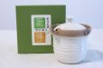 Photo2: Tokoname yaki ware Japanese tea pot Isshin cover ceramic tea strainer 170ml (2)