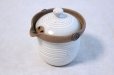 Photo1: Tokoname yaki ware Japanese tea pot Isshin cover ceramic tea strainer 170ml (1)