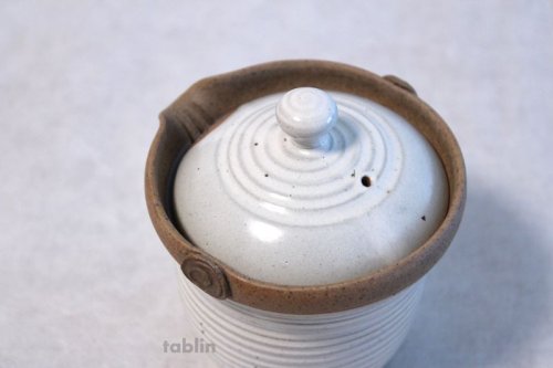 Other Images2: Tokoname yaki ware Japanese tea pot Isshin cover ceramic tea strainer 170ml