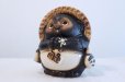 Photo2: Shigaraki pottery Japanese Tanuki Cute Raccoon Dog Onegai ryote H22cm (2)