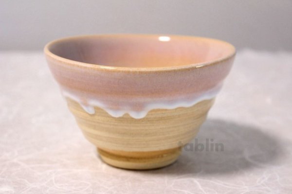 Photo3: Hagi yaki ware Japanese rice bowl Haginoshizuku set of 2