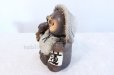 Photo2: Shigaraki pottery Japanese figurineTanuki Raccoon Dog Kohineri H25.5cm (2)