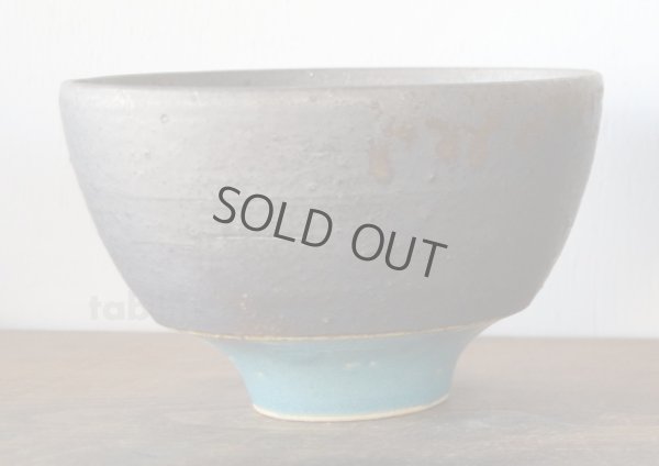 Photo9: Kiyomizu porcelain Japanese matcha tea bowl turquoise blue wan Daisuke Tokinoha