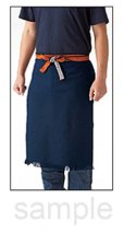 Photo5: Japanese store apron Maekake made in Japan W63 x H47cm any color