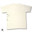 Photo2: Natural and Hand dyes Mitsuru unisexed T-shirt made in Japan Bamboo hand-painted (2)
