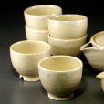 Photo1: Hagi ware Senryuzan climbing kiln Japanese tea pot kyusu cups yusamashi set (1)