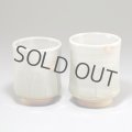 Hagi ware Senryuzan climbing kiln Japanese tea cups han mentori set of 2