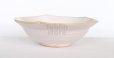 Photo6: Hagi ware Japanese Serving bowl Shiroito White-string W215mm