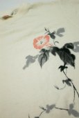 Photo5: Natural and Hand dyes Mitsuru unisexed T-shirt made in Japan morning glory asaga