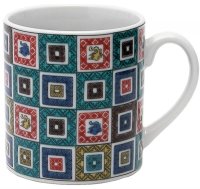 Kutani Porcelain Japanese mug coffee tea cup var. pattern D 7.5