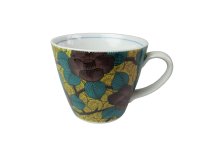 Kutani Porcelain Japanese mug coffee tea cup var. pattern D 9.5