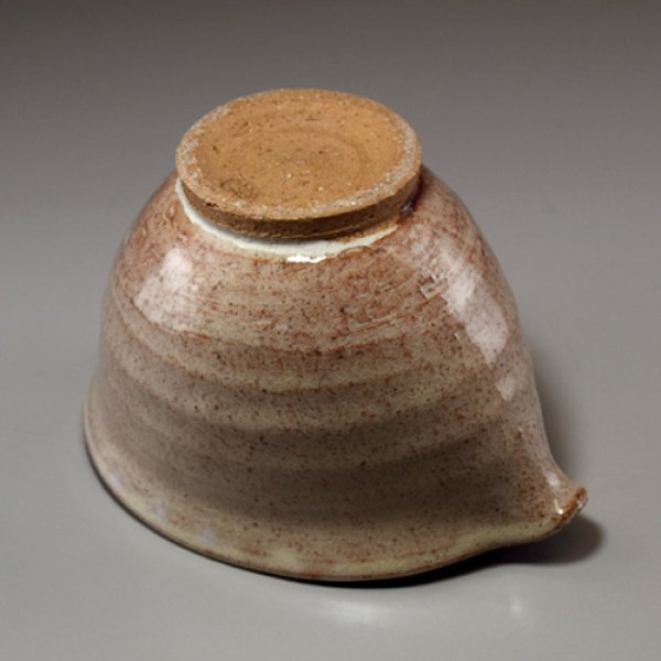 Photo3: Hagi ware Senryuzan climbing kiln Japanese pottery sake bottle katakuchi H8.5cm