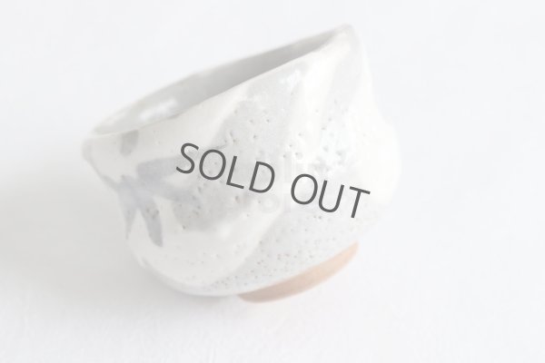 Photo4: Mino ware Japanese pottery matcha chawan tea bowl toga haikaburi sakura shino