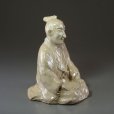 Photo2: Hagi pottery Statue Japanese Samurai figurine Senryuzan Shoin Yoshida H 17cm (2)