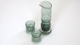 Photo8: Bamboo Hirota glass Sake bottle cups shuki zoroe reishuki 270ml