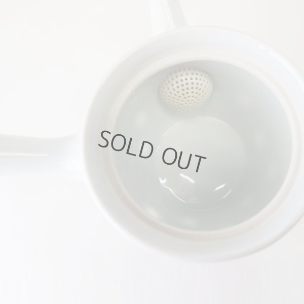 Photo5: Arita porcelain kyusu Japanese tea pot retoro polka dots 320ml