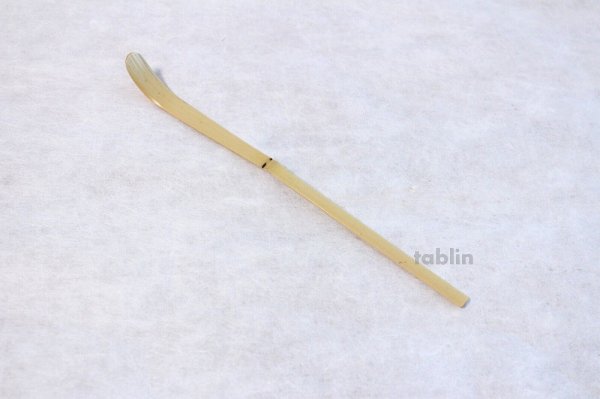 Photo4: Japanese Bamboo teaspoon 18cm Yasaburo Tanimura Suikaen Medake type
