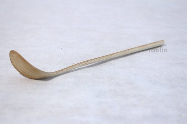 Photo4: Japanese Bamboo teaspoon 18cm Yasaburo Tanimura Suikaen Mizuya type chashaku