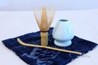 Japanese Chasen Bamboo Tea Whisk Spoon Chasen naoshi holder set Suikaen