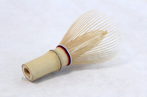 Photo3: Japanese Chasen Bamboo Whisk Shofuku 3 color string Yasaburo Tanimura of Suikaen