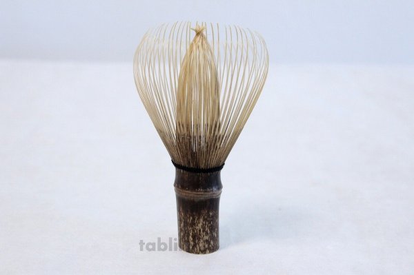 Photo2: Japanese Chasen Black Bamboo Whisk Shitiku Shin Yasaburo Tanimura of Suikaen