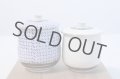 Kutani porcelain Futatuki Yunomi shippo blue white Japanese tea cup (set of 2)